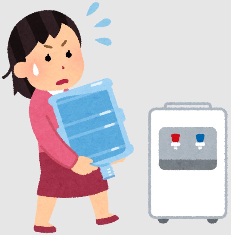 友人の宅配水の地獄エピソード